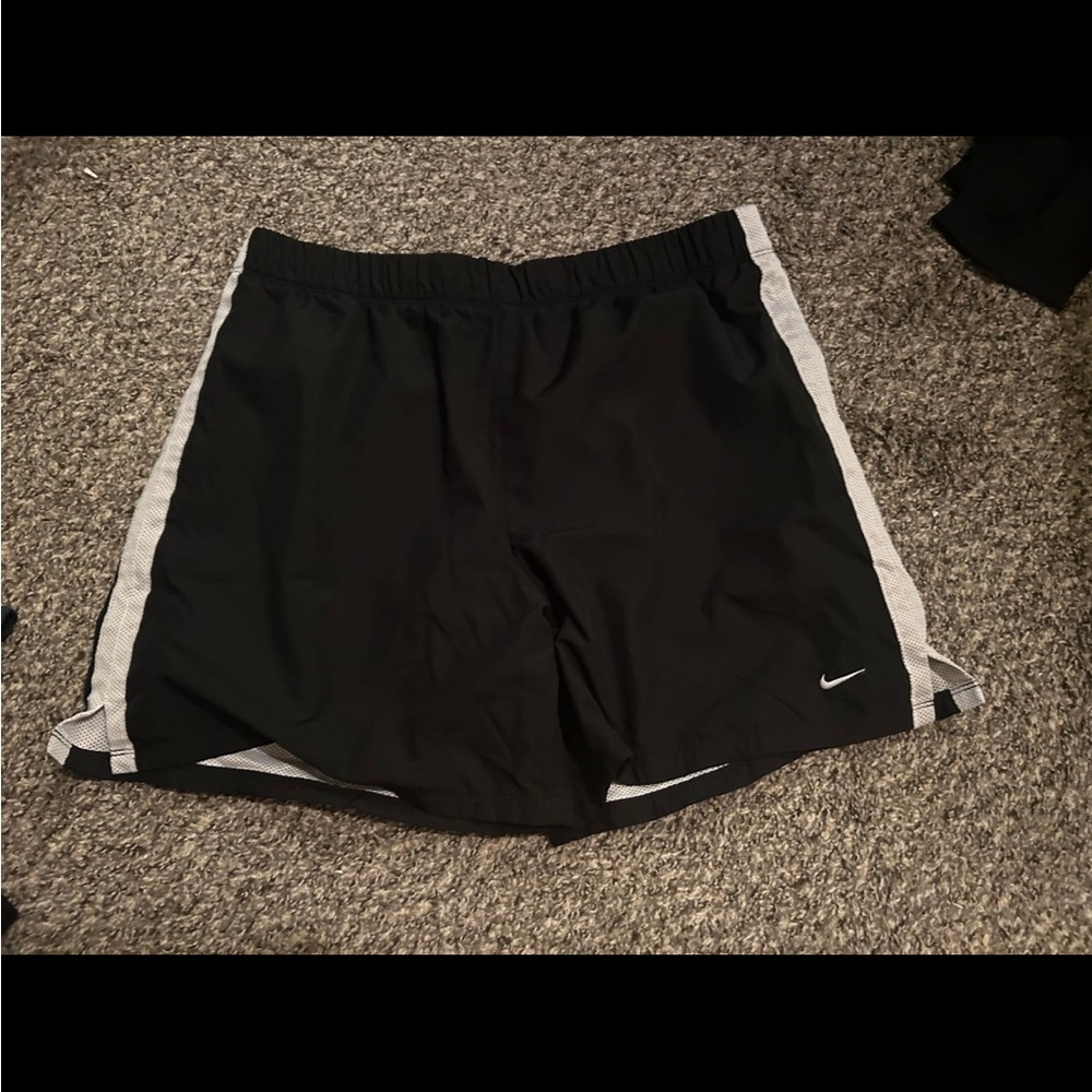 Nike Black and White Women's Athletic Shorts